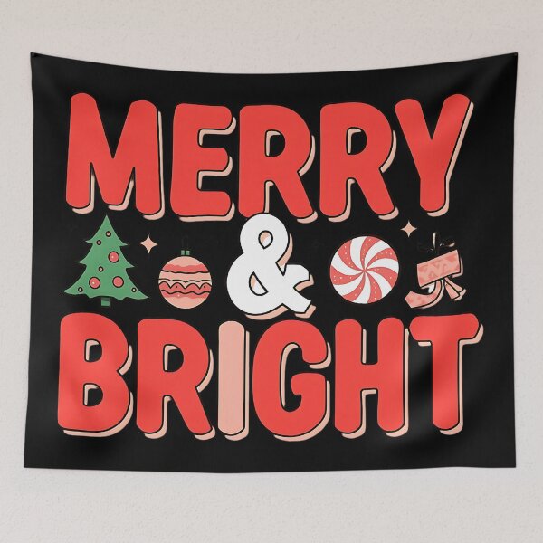 Item preview, Merry Bright Pickleball Christmas Paddle Design designed and sold by ArtDesignTp.