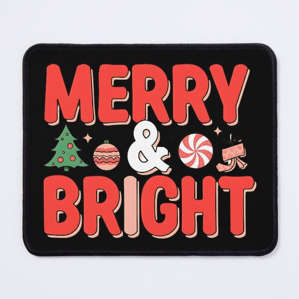Item preview, Merry Bright Pickleball Christmas Paddle Design designed and sold by ArtDesignTp.
