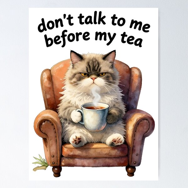 Item preview, CAT TEA designed and sold by Uglyandcute.