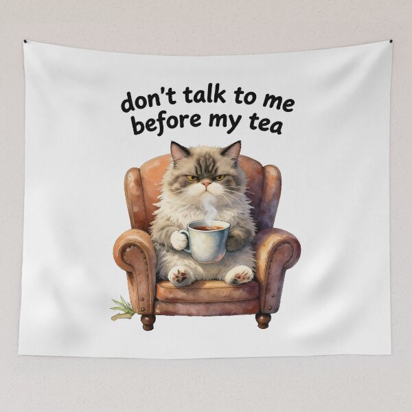 Item preview, CAT TEA designed and sold by Uglyandcute.