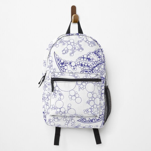 Item preview, Abstract Blue Circle Flower in Dynamic Motion designed and sold by anamariafischer.