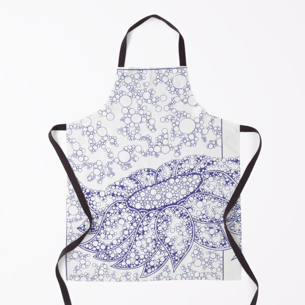 Item preview, Abstract Blue Circle Flower in Dynamic Motion designed and sold by anamariafischer.