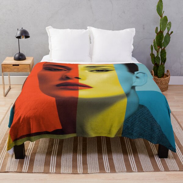 Item preview, Bold colors form female face design designed and sold by anytka.