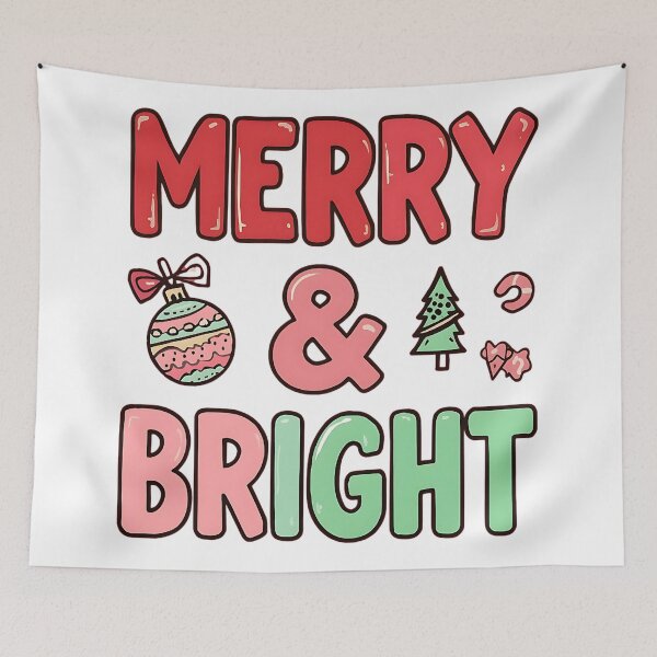 Item preview, Merry and Bright Pickleball Christmas Holiday Design designed and sold by ArtDesignTp.