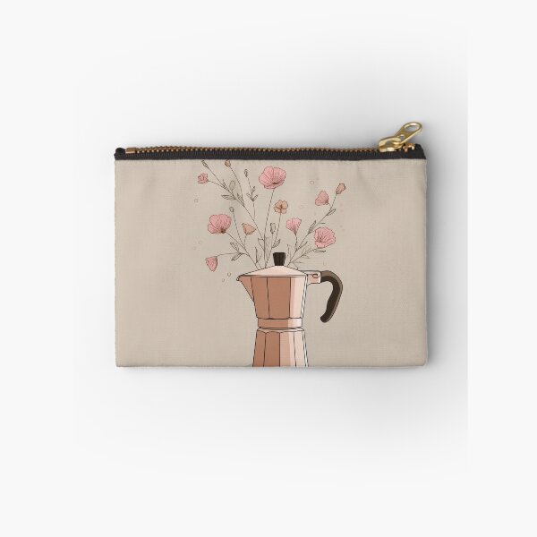 Item preview, Coffee pot with flowers in a vase designed and sold by anytka.