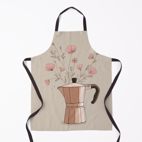 Item preview, Coffee pot with flowers in a vase designed and sold by anytka.