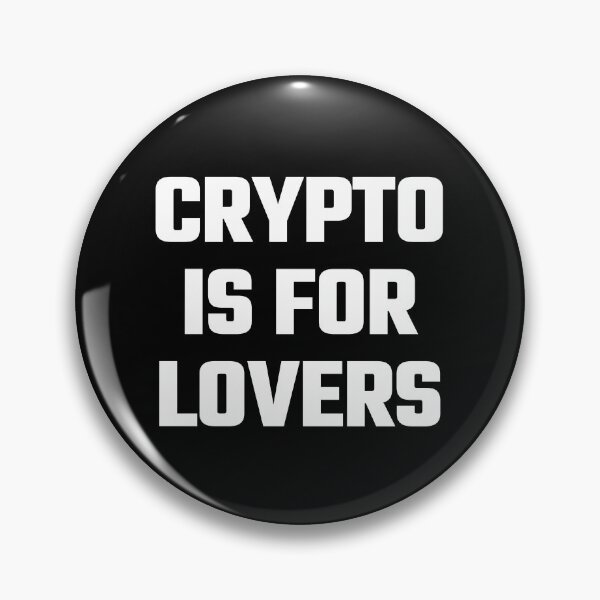 Item preview, Crypto Is For Lovers - White Text designed and sold by Fight The Shirts.
