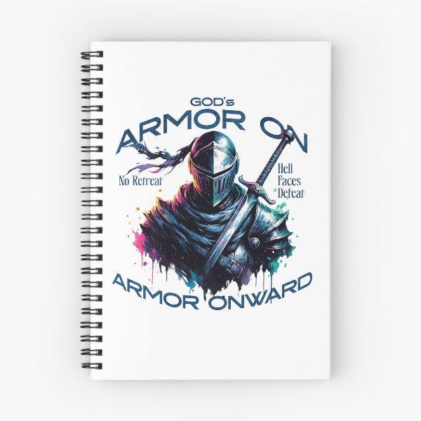 Item preview, God's Armor On - Armor Onward - No Retreat Hell Faces Defeat designed and sold by BriAngelaBubbleDesigns.