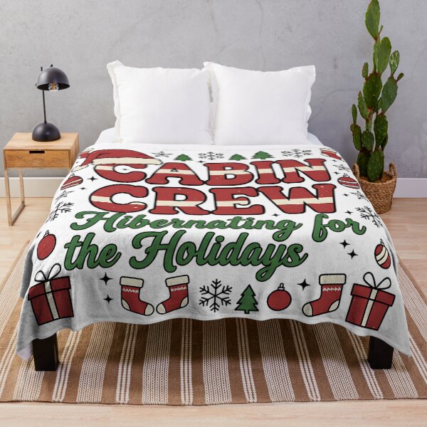 Item preview, Cabin Crew Cozy Christmas Holiday Hibernation Design designed and sold by ArtDesignTp.