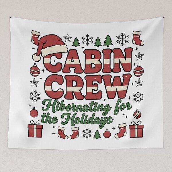 Item preview, Cabin Crew Cozy Christmas Holiday Hibernation Design designed and sold by ArtDesignTp.