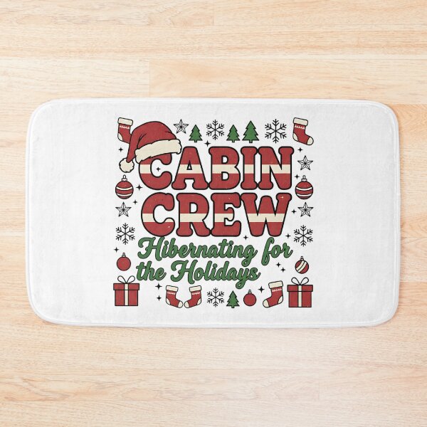 Item preview, Cabin Crew Cozy Christmas Holiday Hibernation Design designed and sold by ArtDesignTp.