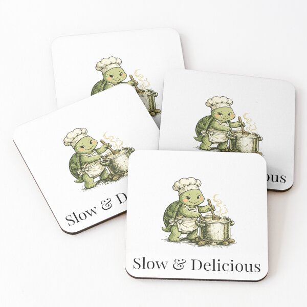 Item preview, Cute Turtle Chef Cooking Soup Vintage Illustration designed and sold by novyron.