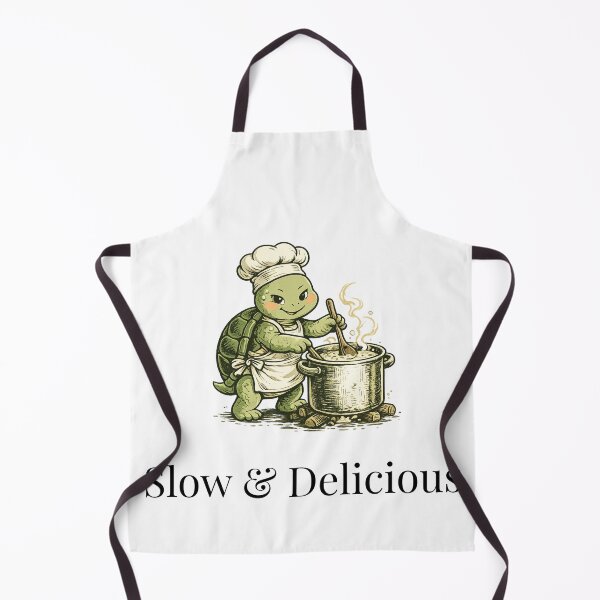Item preview, Cute Turtle Chef Cooking Soup Vintage Illustration designed and sold by novyron.