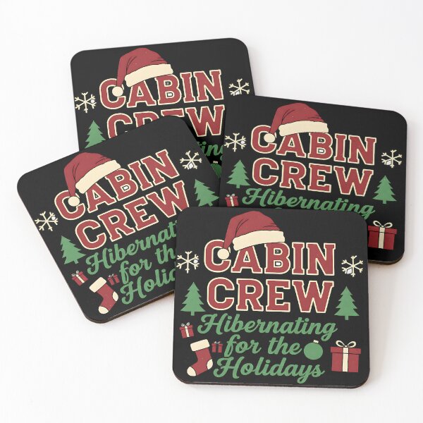 Item preview, Festive Cabin Crew Holiday Hibernation Christmas Art designed and sold by ArtDesignTp.