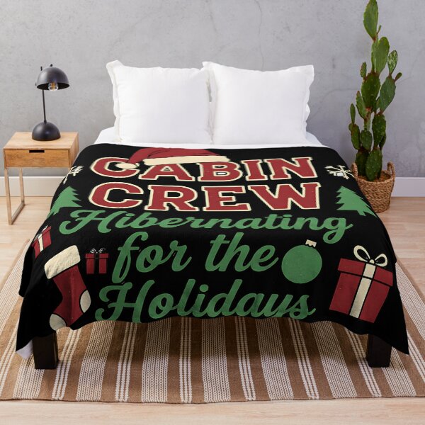 Item preview, Festive Cabin Crew Holiday Hibernation Christmas Art designed and sold by ArtDesignTp.