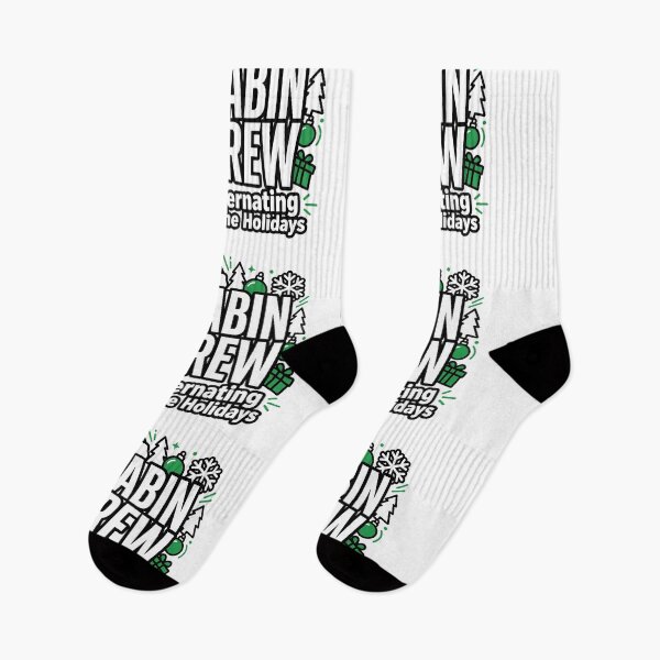 Item preview, Winter Cabin Crew Hibernating Christmas Family Design designed and sold by ArtDesignTp.