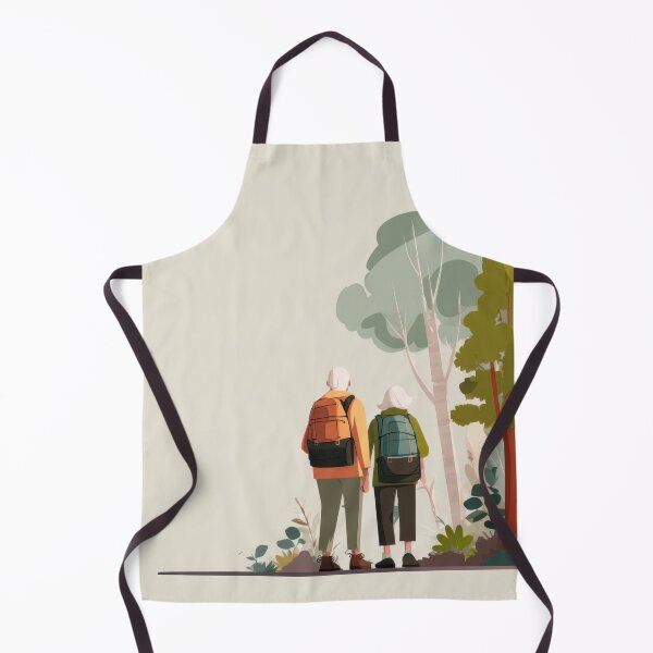 Item preview, Elderly couple walking in nature designed and sold by anytka.