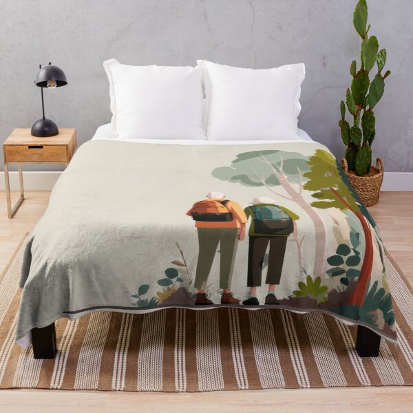 Item preview, Elderly couple walking in nature designed and sold by anytka.