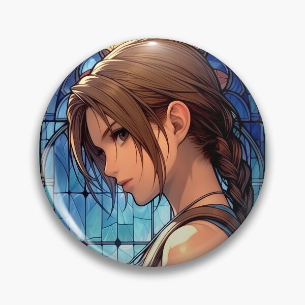 Item preview, Stained Glass Lara Croft designed and sold by SchellStation.