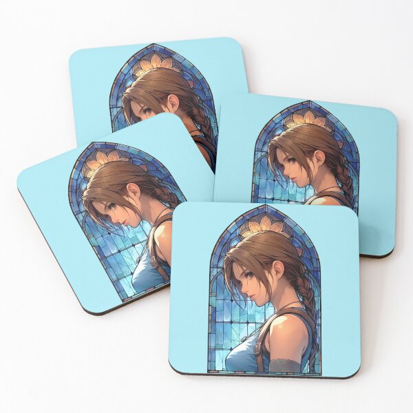 Item preview, Stained Glass Lara Croft designed and sold by SchellStation.