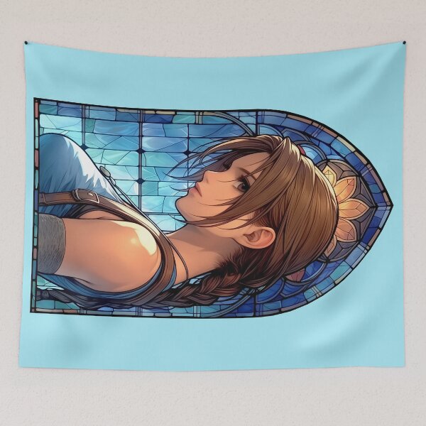 Item preview, Stained Glass Lara Croft designed and sold by SchellStation.