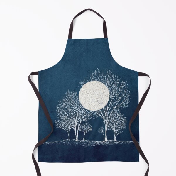 Item preview, Night scene with trees and moon designed and sold by anytka.