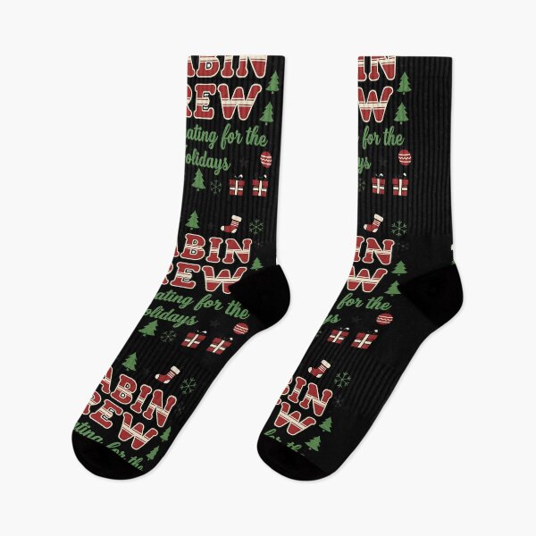 Item preview, Cabin Crew Merry Christmas Hibernating Holiday Theme designed and sold by ArtDesignTp.