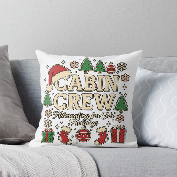 Item preview, Christmas Cabin Crew Winter Holiday Hibernation Design designed and sold by ArtDesignTp.