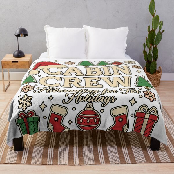 Item preview, Christmas Cabin Crew Winter Holiday Hibernation Design designed and sold by ArtDesignTp.