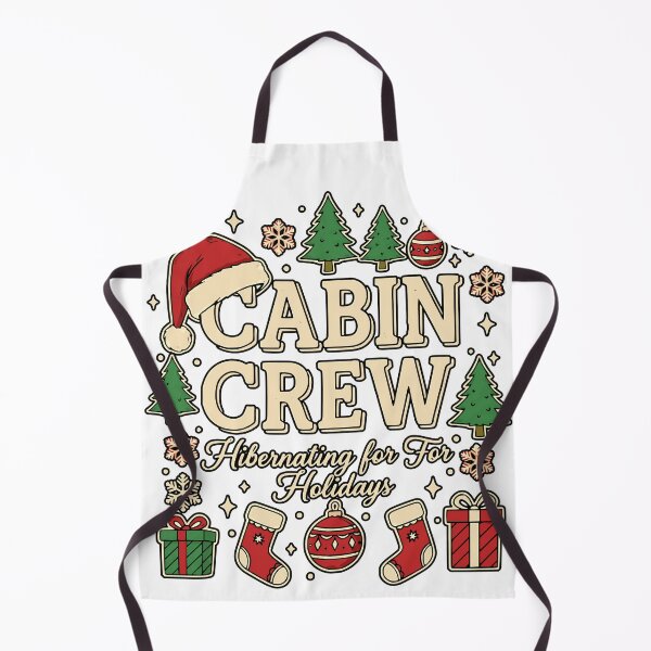 Item preview, Christmas Cabin Crew Winter Holiday Hibernation Design designed and sold by ArtDesignTp.