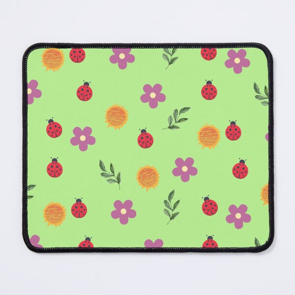 Item preview, Lady Bug Sun Leafs Flower Stickers Prints Posters Wall Art Magnet Home Coffee Cup Decoration TShirt Stationary Notebook Magnet Hat Kitchen Work School Office Redbubble Shop designed and sold by Saritas Boutique Shop.