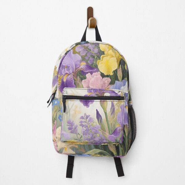 Item preview, Iris Flower Bouquet Watercolor | February Birth Flower Botanical Art designed and sold by Debbie Schulte.