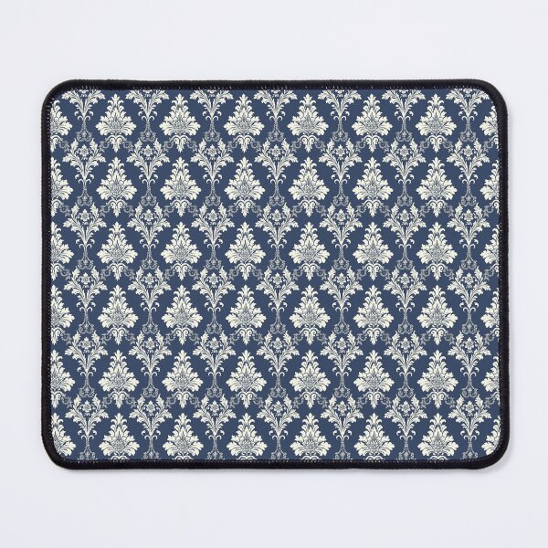 Item preview, Vintage Shabby Chic Blue Damask Pattern designed and sold by LouieVanille.