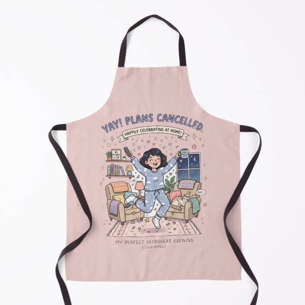 Item preview, Cancelled Plans Celebration Introvert Humor designed and sold by Quiet Mode Studio.