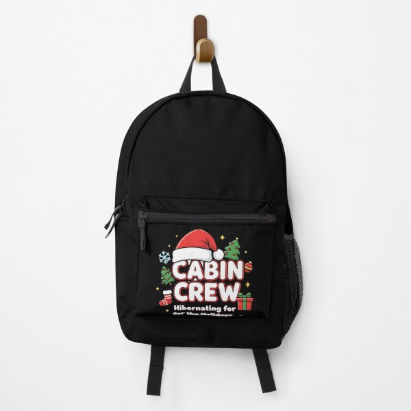 Item preview, Merry Cabin Crew Hibernating Christmas Cabin Design designed and sold by ArtDesignTp.