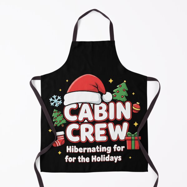 Item preview, Merry Cabin Crew Hibernating Christmas Cabin Design designed and sold by ArtDesignTp.