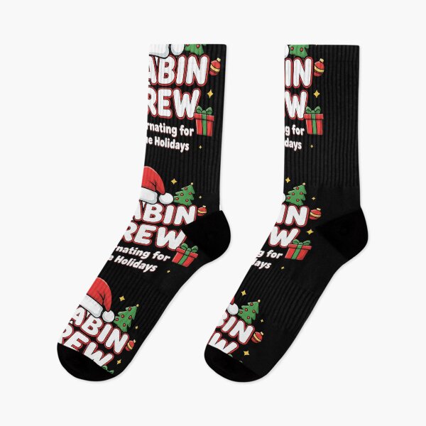 Item preview, Merry Cabin Crew Hibernating Christmas Cabin Design designed and sold by ArtDesignTp.