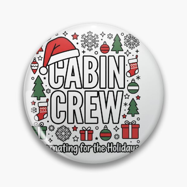 Item preview, Cabin Crew Festive Holiday Hibernation Winter Humor designed and sold by ArtDesignTp.