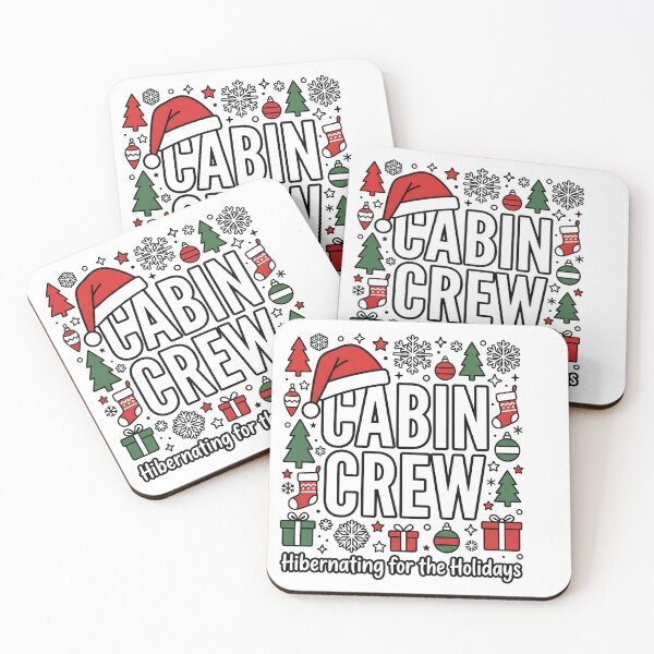Item preview, Cabin Crew Festive Holiday Hibernation Winter Humor designed and sold by ArtDesignTp.
