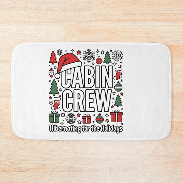 Item preview, Cabin Crew Festive Holiday Hibernation Winter Humor designed and sold by ArtDesignTp.