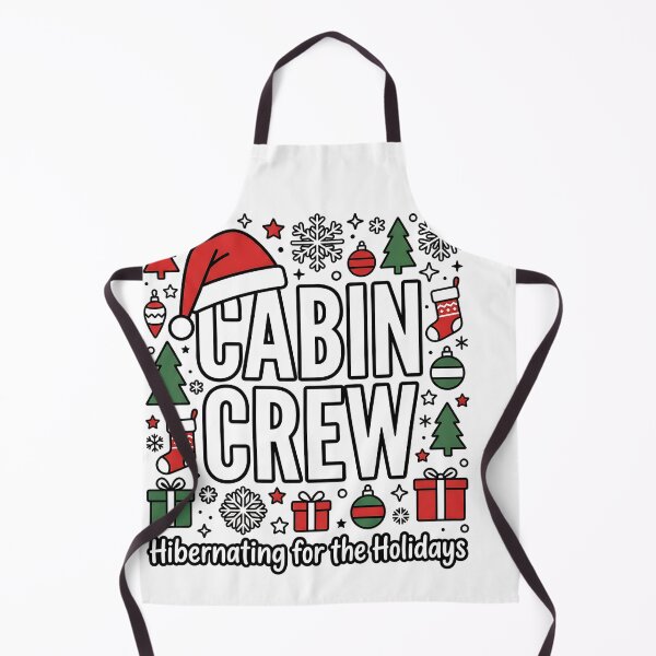 Item preview, Cabin Crew Festive Holiday Hibernation Winter Humor designed and sold by ArtDesignTp.