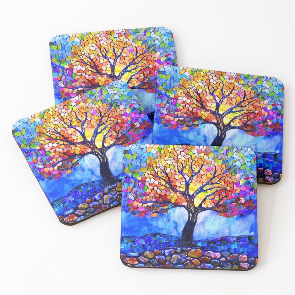 Item preview, Tree Of Life Stained Glass-Inspired Stylized Design designed and sold by DEC02.