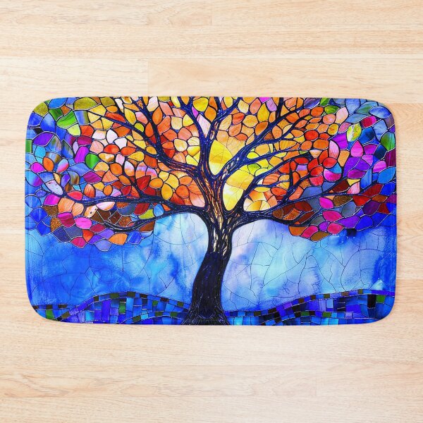 Item preview, Tree Of Life Stained Glass-Inspired Stylized Design designed and sold by DEC02.