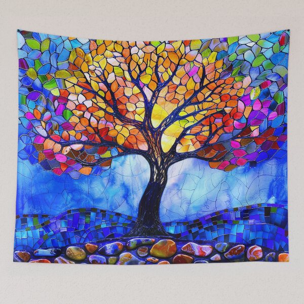 Item preview, Tree Of Life Stained Glass-Inspired Stylized Design designed and sold by DEC02.