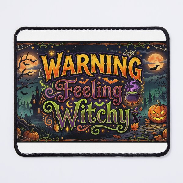 Item preview, Warning Feeling Witchy designed and sold by Custom Sparkle Shop.