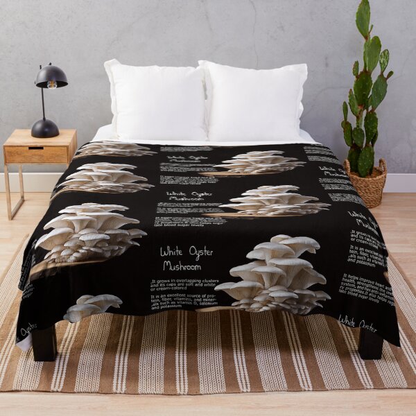 Item preview, White Oyster Mushroom designed and sold by BUTTER7FLY.