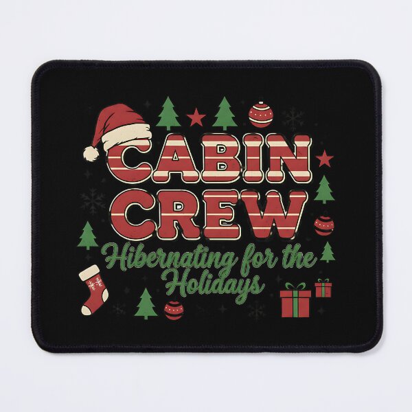 Item preview, Rustic Cabin Crew Hibernating Holiday Christmas Style designed and sold by ArtDesignTp.