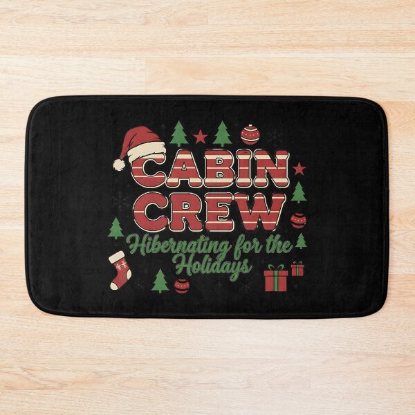 Item preview, Rustic Cabin Crew Hibernating Holiday Christmas Style designed and sold by ArtDesignTp.