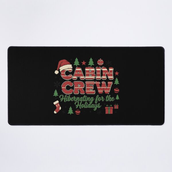 Item preview, Rustic Cabin Crew Hibernating Holiday Christmas Style designed and sold by ArtDesignTp.