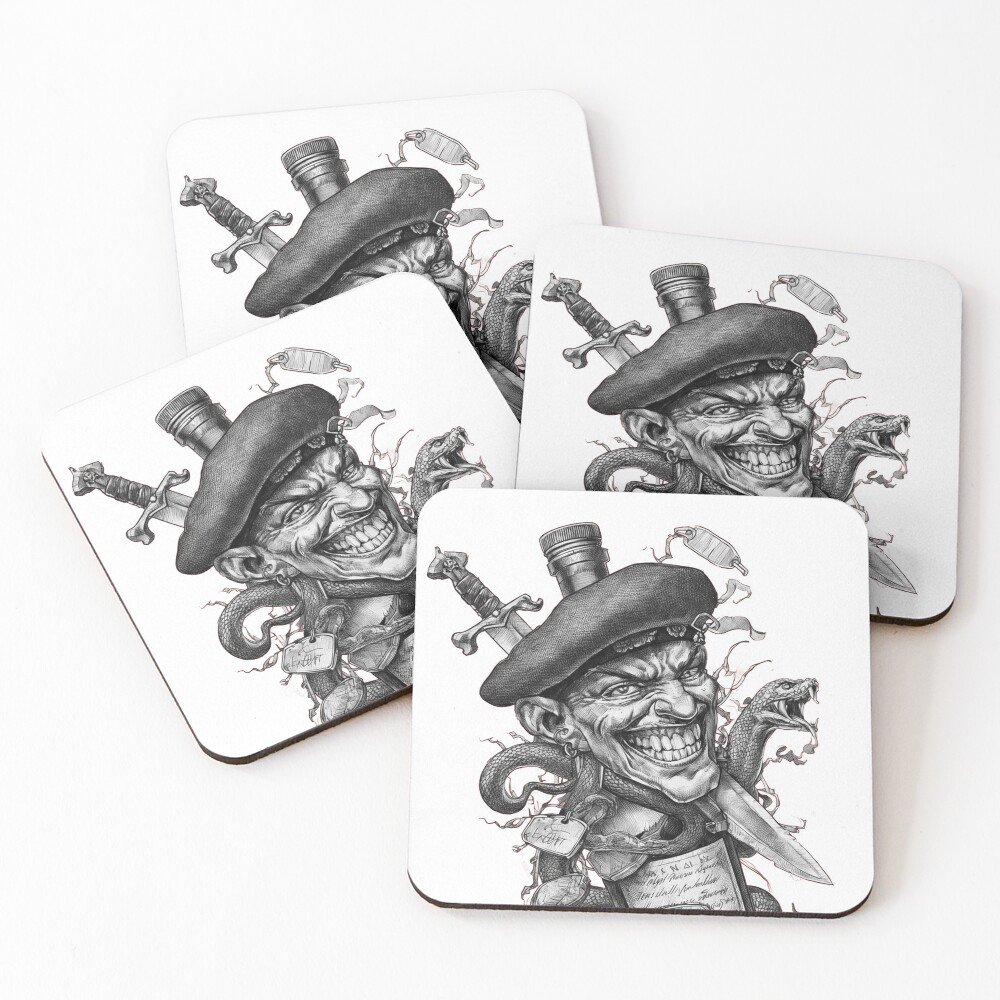 Item preview, Coasters (Set of 4) designed and sold by CodeDistilled.